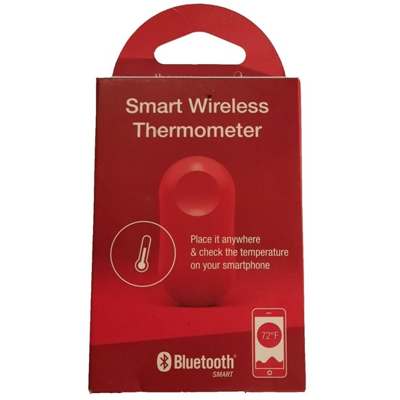 Sense ThermoPeanut Wireless Thermometer - Red, Bluetooth, Energy Savings, FS - Picture 1 of 15